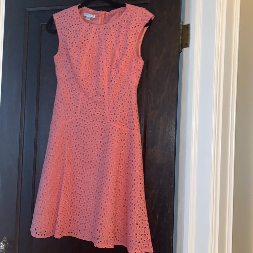 Embroidered London Times dress